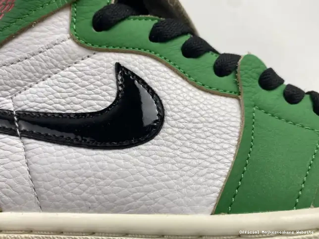 Official Maikesneakers DB4612-300 High Retro 1 Jordan Lucky Air Green 0429